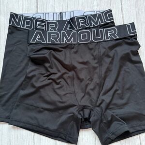 New Boy's UNDER ARMOUR Set Of 2 Polyester Blend  Boxer Brief size M